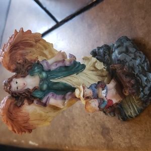 Mini statue figurine angel guardian